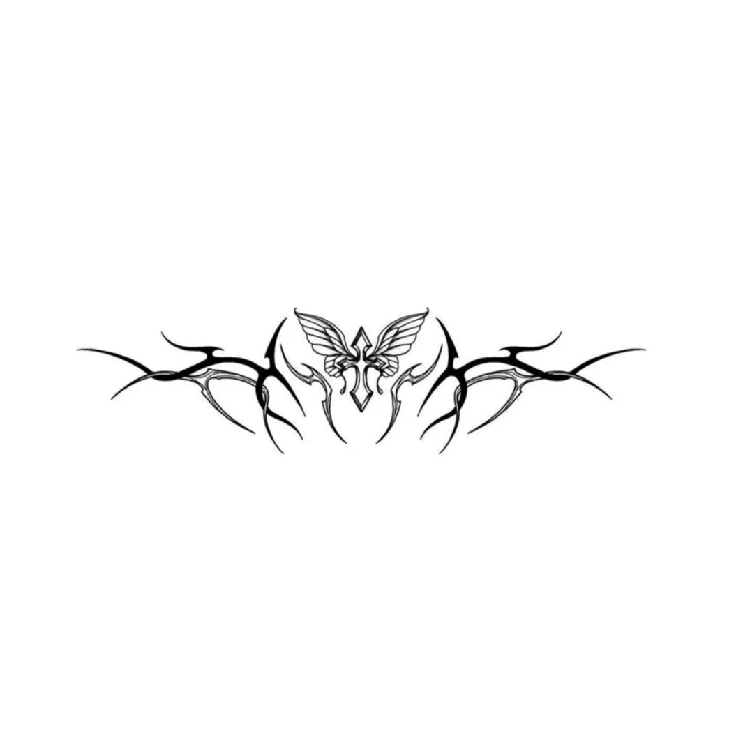 Tribal Cross Tattoo