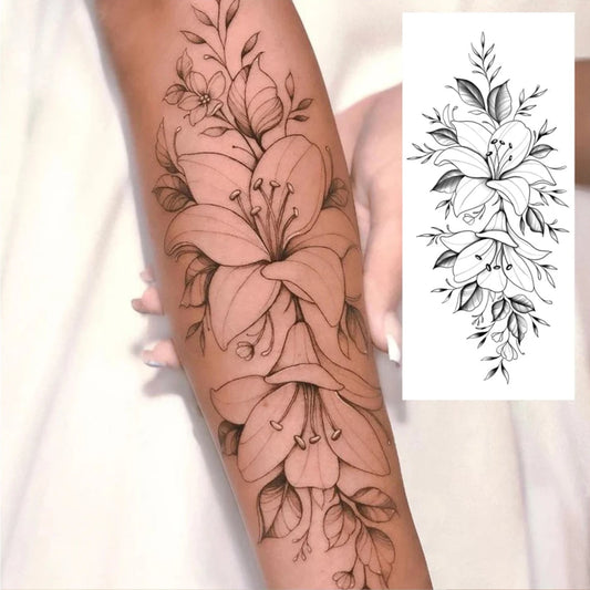 Lily Flower Tattoo