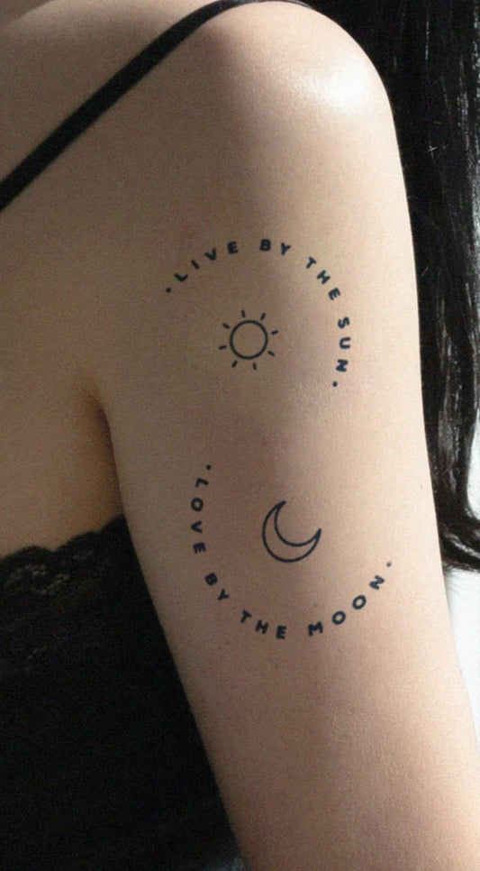 Tattoo Soleil & Lune